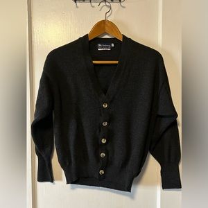 VINTAGE BURBERRYS BUTTON DOWN WOOL CARDIGAN SWEATER SIZE 42 (M)